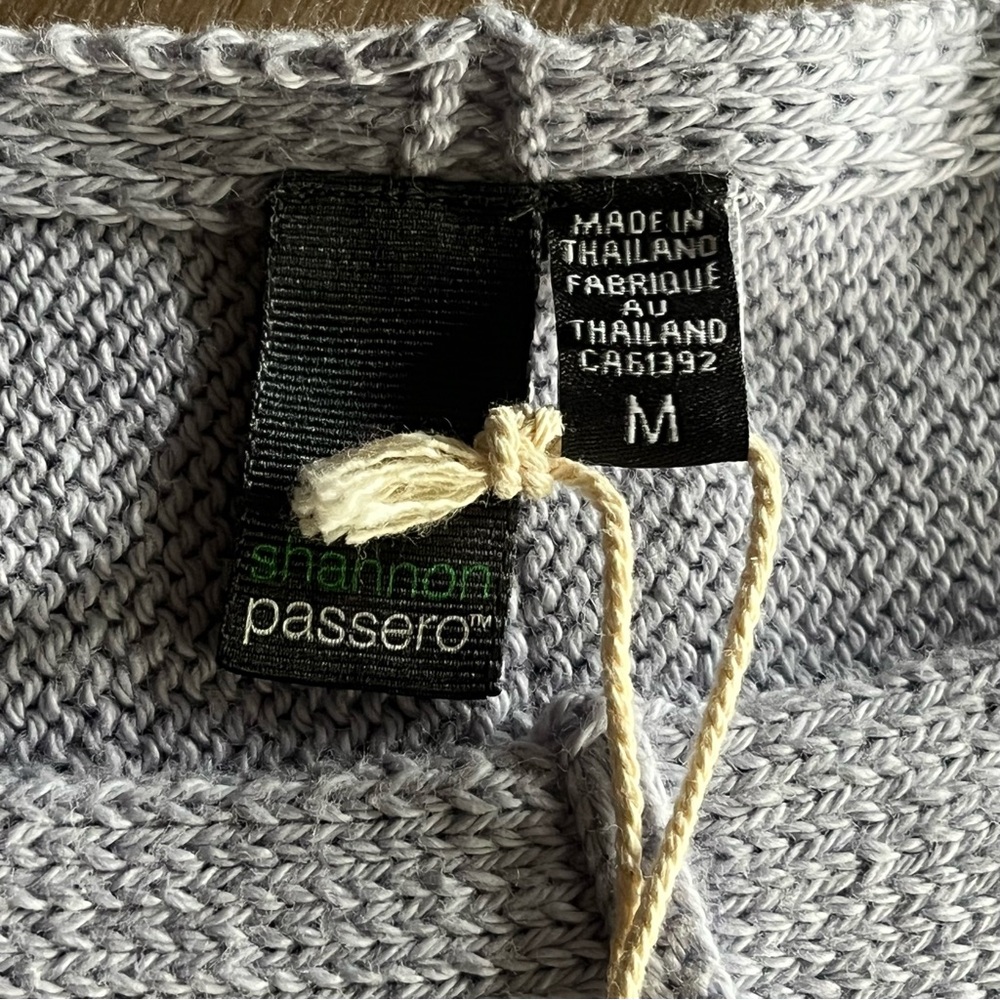 Shannon PasseroCanada Gemma Rejuvenate Pullover Medium Lavender Cotton Lagenlook - Picture 3 of 11